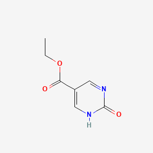 Ethyl 2-hydroxypyrimidine-5-carboxylate chemical structure (CAS 95928-49-7)