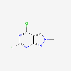 4,6-Dichloro-2-methyl-2H-pyrazolo[3,4-d]pyrimidine chemical structure (CAS 959432-77-0)