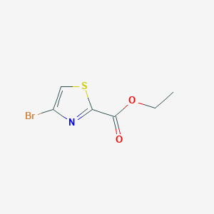 Ethyl 4-bromothiazole-2-carboxylate chemical structure (CAS 959755-96-5)