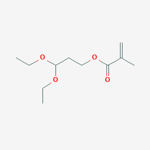 3,3-Diethoxypropyl methacrylate chemical structure (CAS 95984-01-3)