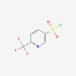 6-(Trifluoromethyl)pyridine-3-sulfonyl chloride chemical structure (CAS 959996-58-8)