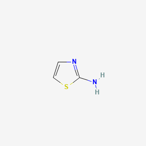Thiazol-2-amine chemical structure (CAS 96-50-4)