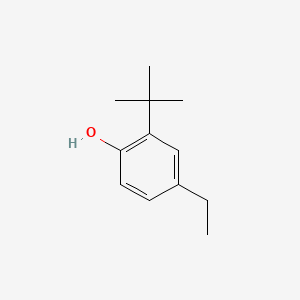 2-(tert-Butyl)-4-ethylphenol chemical structure (CAS 96-70-8)