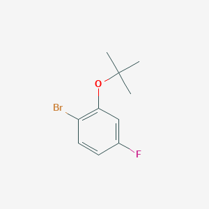 1-Bromo-2-(tert-butoxy)-4-fluorobenzene chemical structure (CAS 960309-88-0)