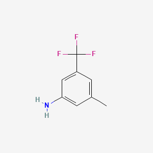 3-Amino-5-methylbenzotrifluoride chemical structure (CAS 96100-12-8)