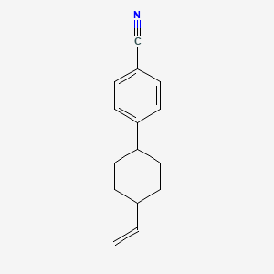 4-(trans-4-Vinylcyclohexyl)benzonitrile chemical structure (CAS 96184-42-8)