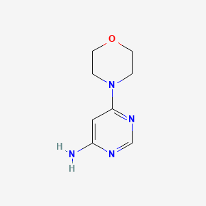 6-Morpholinopyrimidin-4-amine chemical structure (CAS 96225-80-8)