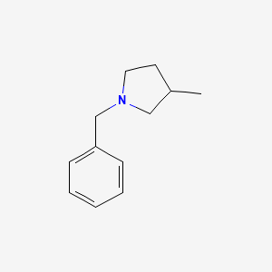 1-Benzyl-3-methylpyrrolidine chemical structure (CAS 96240-08-3)