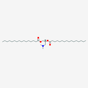 3-(Dimethylamino)propane-1,2-diyl dipalmitate chemical structure (CAS 96326-74-8)