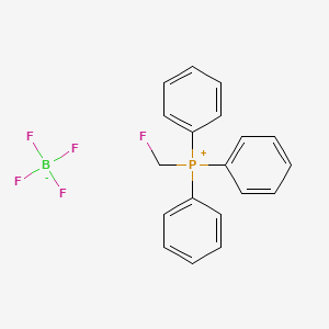 (Fluoromethyl)triphenylphosphonium tetrafluoroborate chemical structure (CAS 96385-23-8)