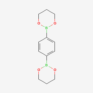1,4-Di(1,3,2-dioxaborinan-2-yl)benzene chemical structure (CAS 96433-09-9)