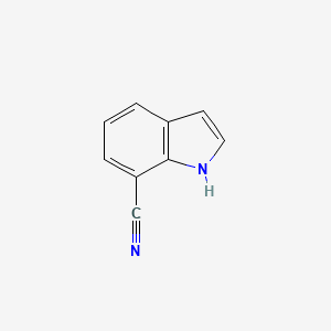 1H-Indole-7-carbonitrile chemical structure (CAS 96631-87-7)