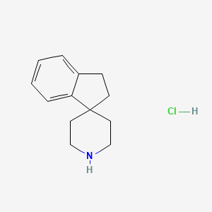 2,3-Dihydrospiro[indene-1,4'-piperidine] hydrochloride chemical structure (CAS 96651-85-3)