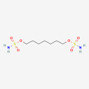 Heptane-1,7-diyl bis(sulfamate) chemical structure (CAS 96892-57-8)