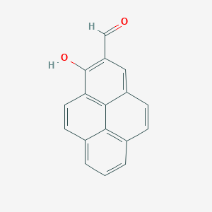 1-Hydroxypyrene-2-carbaldehyde chemical structure (CAS 96918-12-6)