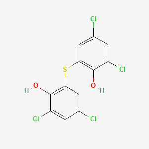 6,6'-Thiobis(2,4-dichlorophenol) chemical structure (CAS 97-18-7)
