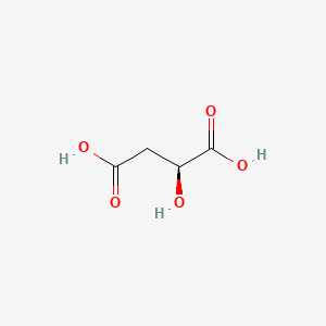 (S)-2-hydroxysuccinic acid chemical structure (CAS 97-67-6)
