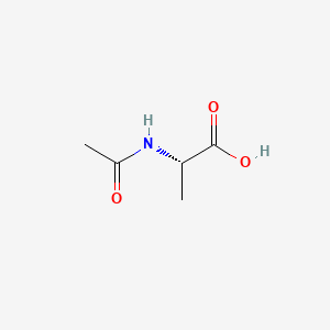 Acetyl-L-alanine chemical structure (CAS 97-69-8)