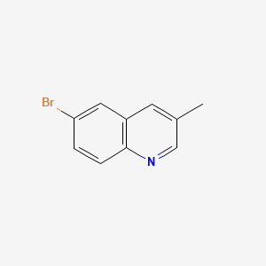 6-Bromo-3-methylquinoline chemical structure (CAS 97041-63-9)