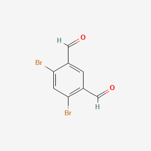 4,6-Dibromoisophthalaldehyde chemical structure (CAS 97094-37-6)