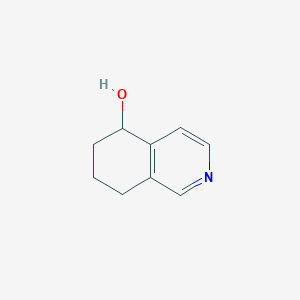 5,6,7,8-Tetrahydroisoquinolin-5-ol chemical structure (CAS 97112-03-3)