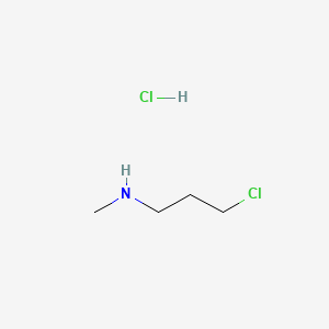 3-Chloro-N-methylpropan-1-amine hydrochloride chemical structure (CAS 97145-88-5)