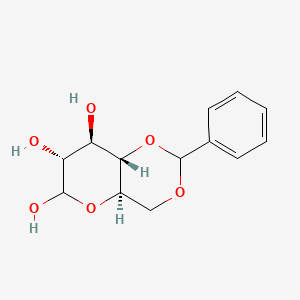 4,6-O-Benzylidene-D-glucopyranose chemical structure (CAS 97232-16-1)