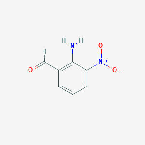 2-Amino-3-nitrobenzaldehyde chemical structure (CAS 97271-97-1)