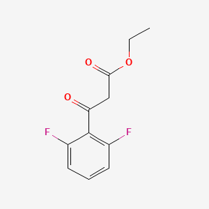 Ethyl 3-(2,6-Difluorophenyl)-3-oxopropionate chemical structure (CAS 97305-12-9)
