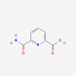 6-Carbamoylpyridine-2-carboxylic acid chemical structure (CAS 97310-93-5)