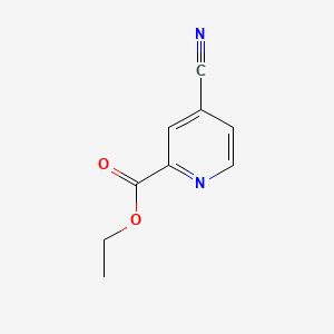 Ethyl 4-cyanopicolinate chemical structure (CAS 97316-50-2)