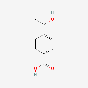 4-(1-Hydroxyethyl)benzoic acid chemical structure (CAS 97364-15-3)