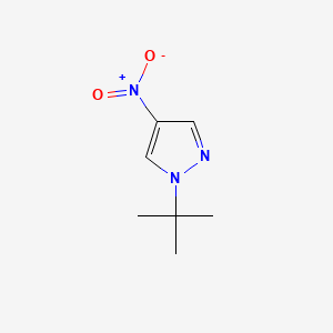 1-(tert-Butyl)-4-nitro-1H-pyrazole chemical structure (CAS 97421-12-0)