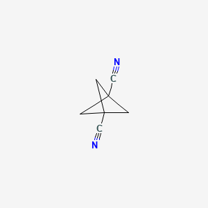 Bicyclo[1.1.1]pentane-1,3-dicarbonitrile chemical structure (CAS 97460-11-2)