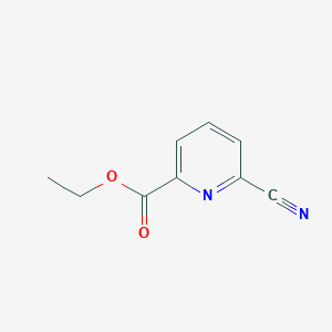 Ethyl 6-cyanopicolinate chemical structure (CAS 97483-79-9)