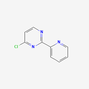 4-Chloro-2-(pyridin-2-yl)pyrimidine chemical structure (CAS 97603-38-8)