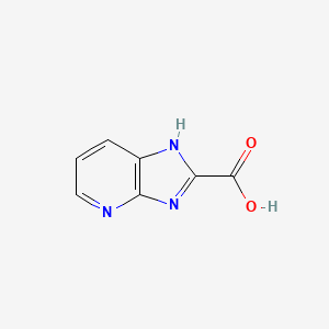 3H-Imidazo[4,5-b]pyridine-2-carboxylic acid chemical structure (CAS 97640-15-8)
