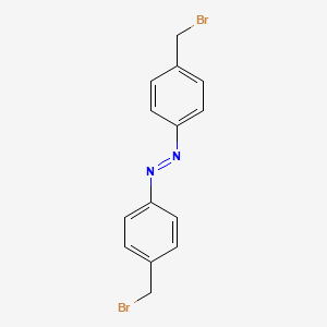 1,2-Bis(4-(bromomethyl)phenyl)diazene chemical structure (CAS 97654-99-4)