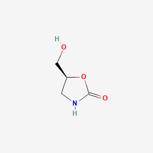 (S)-5-(Hydroxymethyl)oxazolidin-2-one chemical structure (CAS 97859-51-3)