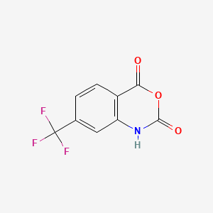 7-(Trifluoromethyl)-1H-benzo[d][1,3]oxazine-2,4-dione chemical structure (CAS 97928-01-3)