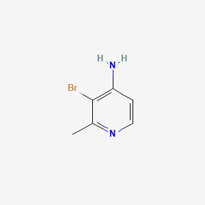 3-Bromo-2-methylpyridin-4-amine chemical structure (CAS 97944-41-7)