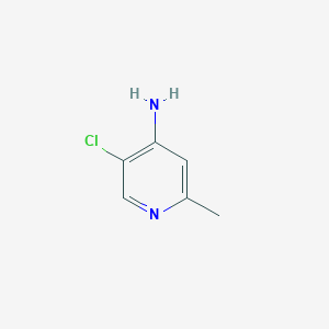 4-Amino-5-chloro-2-methylpyridine chemical structure (CAS 97944-44-0)