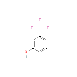 3-(Trifluoromethyl)phenol chemical structure (CAS 98-17-9)