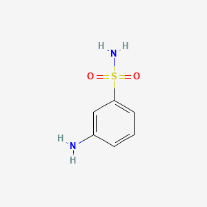 3-Aminobenzenesulfonamide chemical structure (CAS 98-18-0)