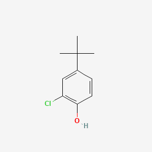 4-(tert-Butyl)-2-chlorophenol chemical structure (CAS 98-28-2)
