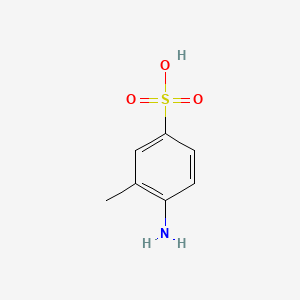4-Amino-3-methylbenzenesulfonic acid chemical structure (CAS 98-33-9)
