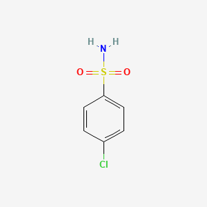 4-Chlorobenzenesulfonamide chemical structure (CAS 98-64-6)