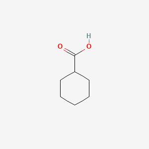 Cyclohexanecarboxylic acid chemical structure (CAS 98-89-5)