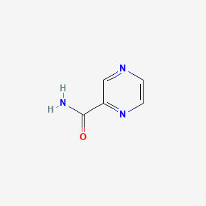 Pyrazine-2-carboxamide chemical structure (CAS 98-96-4)