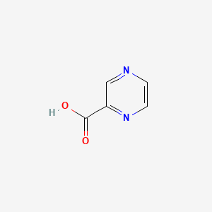 Pyrazine-2-carboxylic acid chemical structure (CAS 98-97-5)